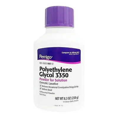 Padagis US LLC - 45802086802 Perrigo Polyethylene Glycol 3350 Cathartic / Laxative