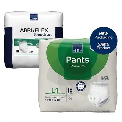 Abena North America - 41086 Abri-Flex™ Premium L1 Absorbent Underwear