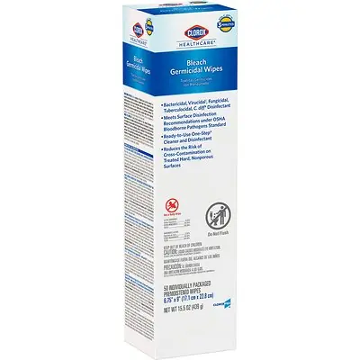 The Clorox Company - 31424 Clorox Healthcare® Bleach Germicidal Wipes