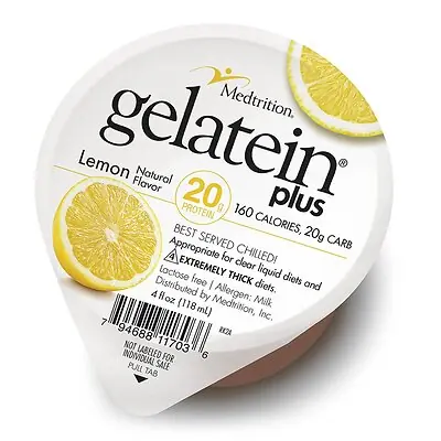 Medtrition-National Nutrition - 11703 Gelatein® Plus Lemon High Protein Gelatin