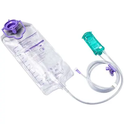 Cardinal - E10FDR Enteral Feeding Pump Bag Set Kangaroo OMNI™ ENtelliSet™ 1000 mL NonSterile