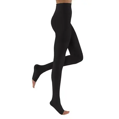 BSN Medical - 6038462 Compression Stocking JOBST® Relief Waist High Large Black Open Toe