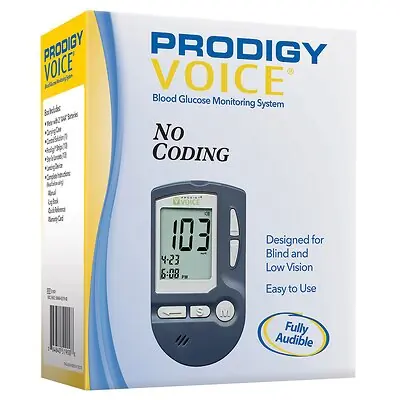 Prodigy Diabetes Care - 51900 Blood Glucose Meter Prodigy® 7 Second Results Stores up to 450 Results No Coding Required