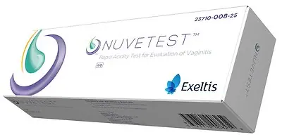 Exeltis USA Inc 23710-008-25 - Sexual Health Test Kit NuveTest™ Bacterial Vaginosis (BV) / Trichomoniasis Test 25 Tests CLIA Waived - 600/Case