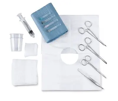 Medical Action Industries - 61281 One Time Laceration Tray