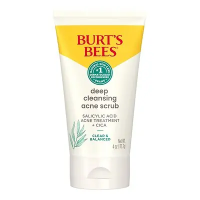 The Clorox Sales Company - 79285000179 Burt's Bees® Natural Acne Solutions Deep Cleansing Scrub with Salicylic Acid