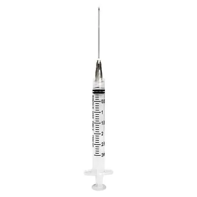 Sol-Millennium Medical - 1832215 Standard Hypodermic Syringe with Needle Sol-M™ 3 mL 1-1/2 Inch 22 Gauge NonSafety Regular Wall