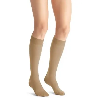 BSN Medical - 115283 Compression Stocking Jobst® Opaque Knee High Medium Natural Closed Toe