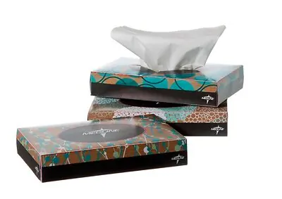 Medline - NON243275 Facial Tissue Medline White 5 X 7-1/2 Inch 40 Count