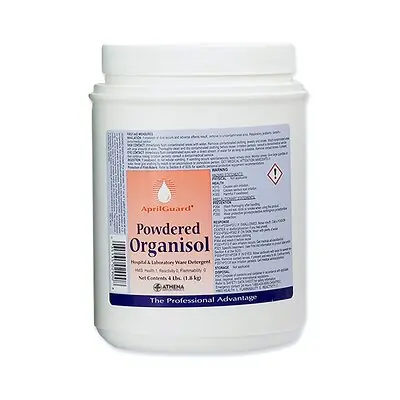 MAC Medical Supply Company - 002900 Instrument Detergent AprilGuard® Organisol Powder Concentrate 4 lbs. Pail Unscented