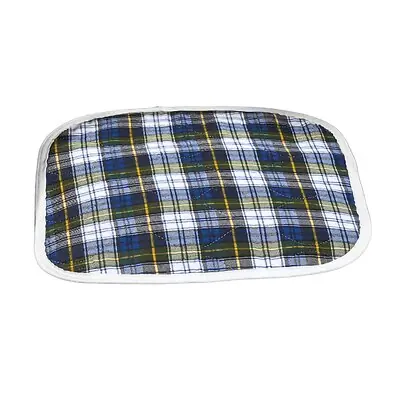 Salk Inc - 1969GP CareFor™ Deluxe Green Plaid Reusable Chair Pad
