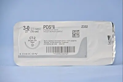 J & J Healthcare Systems - Z332H PDS™ II Suture with Needle