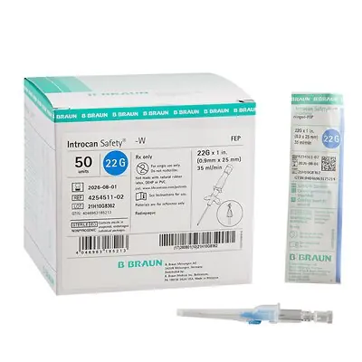 B. Braun - 4254511-02 Introcan Safety® Peripheral IV Catheter