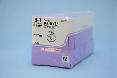 J & J Healthcare Systems - J499G Coated Vicryl™ Suture with Needle