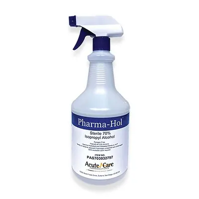 Acute Care Pharmaceuticals - PAS703032797 Surface Disinfectant Cleaner Pharma-Hol™ Alcohol Based Trigger Spray Liquid 32 oz. Bottle Alcohol Scent Sterile