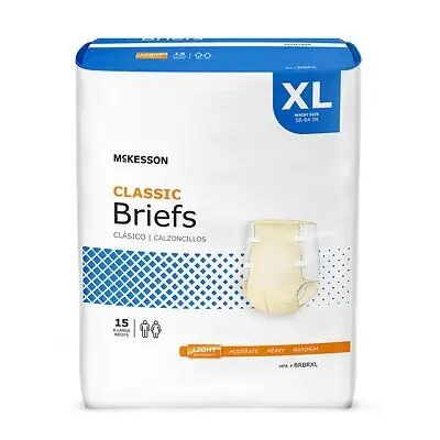 McKesson Brand - BRBRXL McKesson Classic Light Absorbency Incontinence Brief