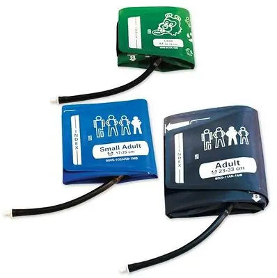 American Diagnostic Corp - 9005CKP Reusable Blood Pressure Cuff Set ADC® Assorted Size Range Arm Nylon Cuff Multiple Cuff Sizes