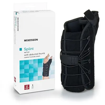 McKesson Brand - 155-81-87490 McKesson Left Wrist Splint with Abducted Thumb