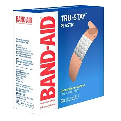 J & J Sales - 08137005635 Band-Aid® Tru-Stay Plastic Adhesive Bandages