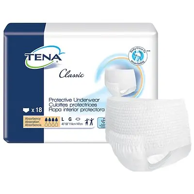 Essity HMS North America Inc - 72514 Tena® Classic Absorbent Underwear