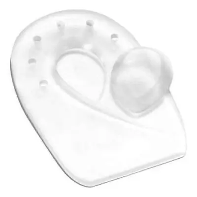 Silipos - 4003 Heel Cushion Soft Zone™ Heel Support Silicone Women 10 to 13 / Men 8 to 12 White