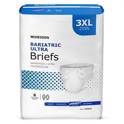 McKesson Brand - BRBAR McKesson Ultra Heavy Absorbent Incontinence Brief