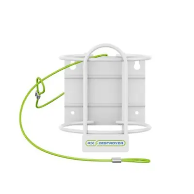 C2R Global Manufacturing - RX64WALLSEC Rx Destroyer™ Wall Mount for 64-ounce Rx Destroyer™ Bottle