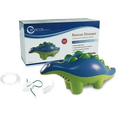Drive DeVilbiss Healthcare - NEB-DINO Compressor Nebulizer System Roscoe Medical Small Volume Medication Cup Pediatric Aerosol Mask Delivery