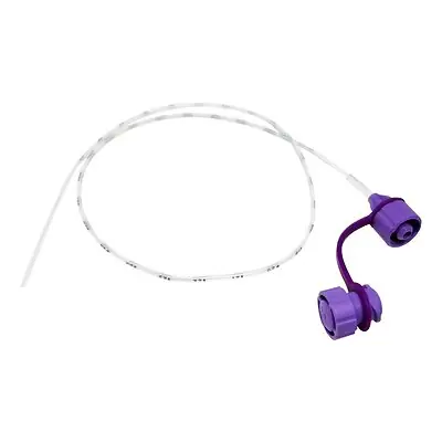 Vesco Medical - VED-84004EO Pediatric Nasogastric Feeding Tube with ENFit® Connector 4 Fr. 16 Inch Tube Polyurethane Sterile