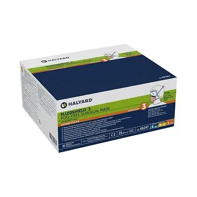 O&M Halyard Inc - 48247 FluidShield® Surgical Mask with Eye Shield
