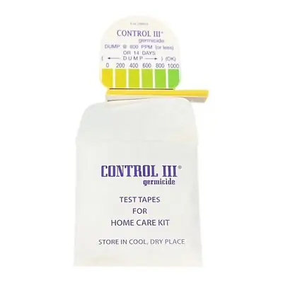 Maril Products - C3/TS15/01 Germicidal Solution Test Strip Control III® 15 Test Strips