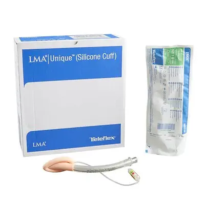 Teleflex LLC - 105200-000030 Straight Laryngeal Mask LMA® Unique™ (Silicone Cuff) Size 3 20 mL Cuff Silicone Single Patient Use Sterile