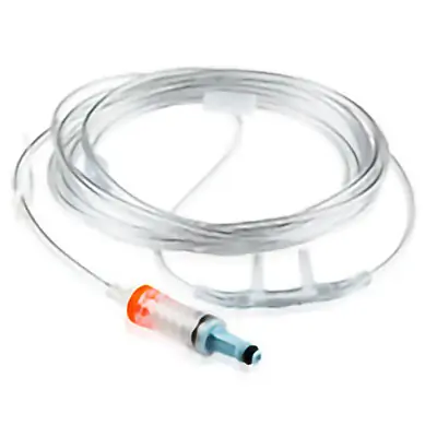 Masimo Corp - 3817 ETCO2 Nasal Sampling Cannula NomoLine® Adult Straight Prongs 6-1/2 Foot Tubing High Flow Rate