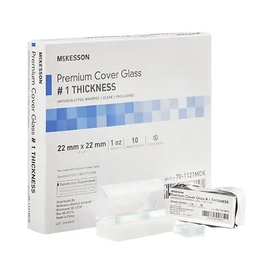 McKesson Brand - 70-1121MCK McKesson No. 1 Thickness Cover Glass