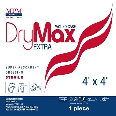 MPM Medical - MP00700 DryMax Extra Super Absorbent Dressing