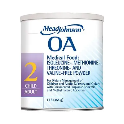 Mead Johnson - 891701 OA 2 for Dietary Management of Propionic & Methylmalonic Acidemia