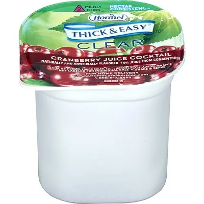 Lyons Magnus LLC - 39705 Thick & Easy® Nectar Consistency Cranberry Juice Cocktail Thickened Beverage