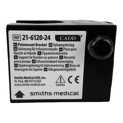 ICU Medical FKA Smiths Medical - 21-6120-24 Pump Bracket CADD-Solis™ For Mounting Pump to IV Pole