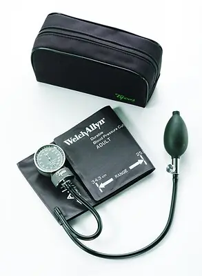 Welch Allyn - 5090-02CB Aneroid Sphygmomanometer Unit Tycos® Adult Cuff Arm Nylon Cuff 25 - 34 cm Pocket Aneroid