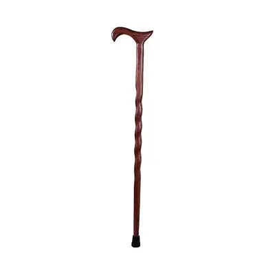 Mabis Healthcare - 502-3000-0051 Brazos™ Twisted Oak Cane with T-Handle