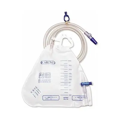 Medline - DYNC1674 Medline® Urinary Drain Bag With Anti-Kink Drain Tube