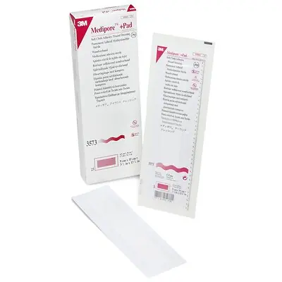 Solventum Corporation - 3573 3M™ Medipore™ + Pad Soft Cloth Adhesive Dressing