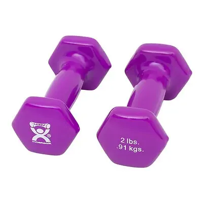 Fabrication Enterprises - 10-0551-2 CanDo® Vinyl Coated Dumbbell