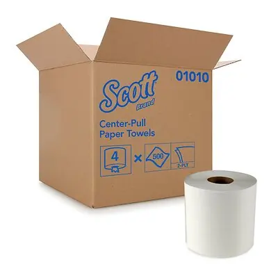 Kimberly Clark - 01010 Scott Paper Towel Center-Pull Roll