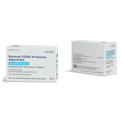 Novavax Inc (COVID Vaccine) - 80631010502 NOVAVAX COVID-19 Vaccine, Adjuvanted Injection Indicated for People 12 Years of Age and Older