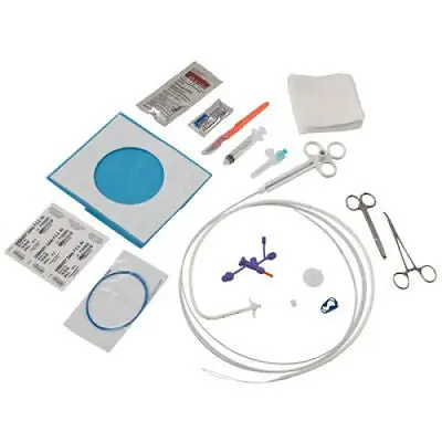Cardinal - 761610E Safety Single Pass Pull PEG Kit Kangaroo™ 16 Fr. Polyurethane Sterile