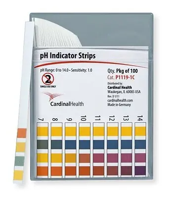 Cardinal - P1119-1C Cardinal Health™ pH Test Strip