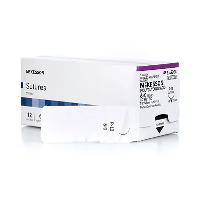 McKesson Brand - SJ492GX McKesson Suture with P-13 Needle