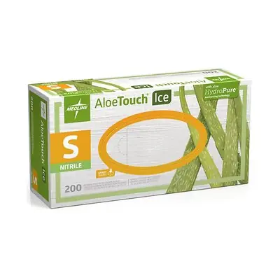 Medline - MDS195284 Aloetouch® Ice™ Nitrile Exam Glove