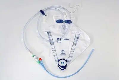 Cardinal 6146LL- - Indwelling Catheter Tray Dover™ Foley 16 Fr. 5 cc Balloon Silicone - 1/Each, 10/Case